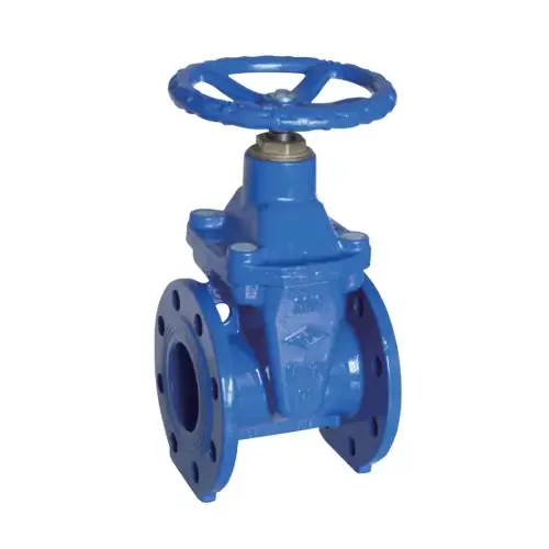 DIN F4 Valve de porte NRS résiliente à la gamme pour les waterworks uniquement