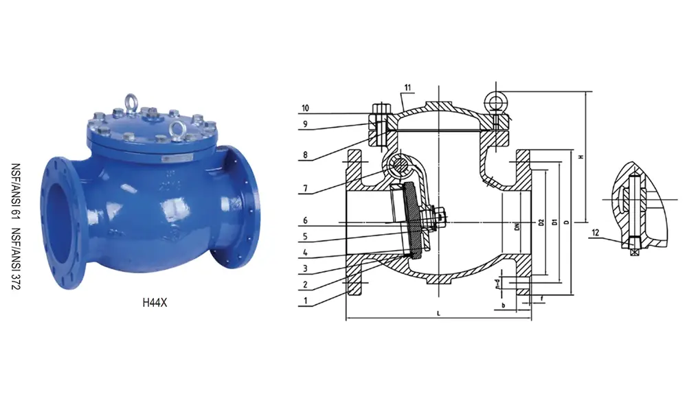 DIN F6 Check Valve
